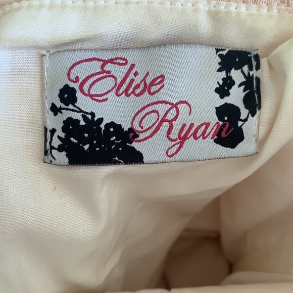 Elise Ryan Blush Pink Strapless Dress - Picture 5 of 5